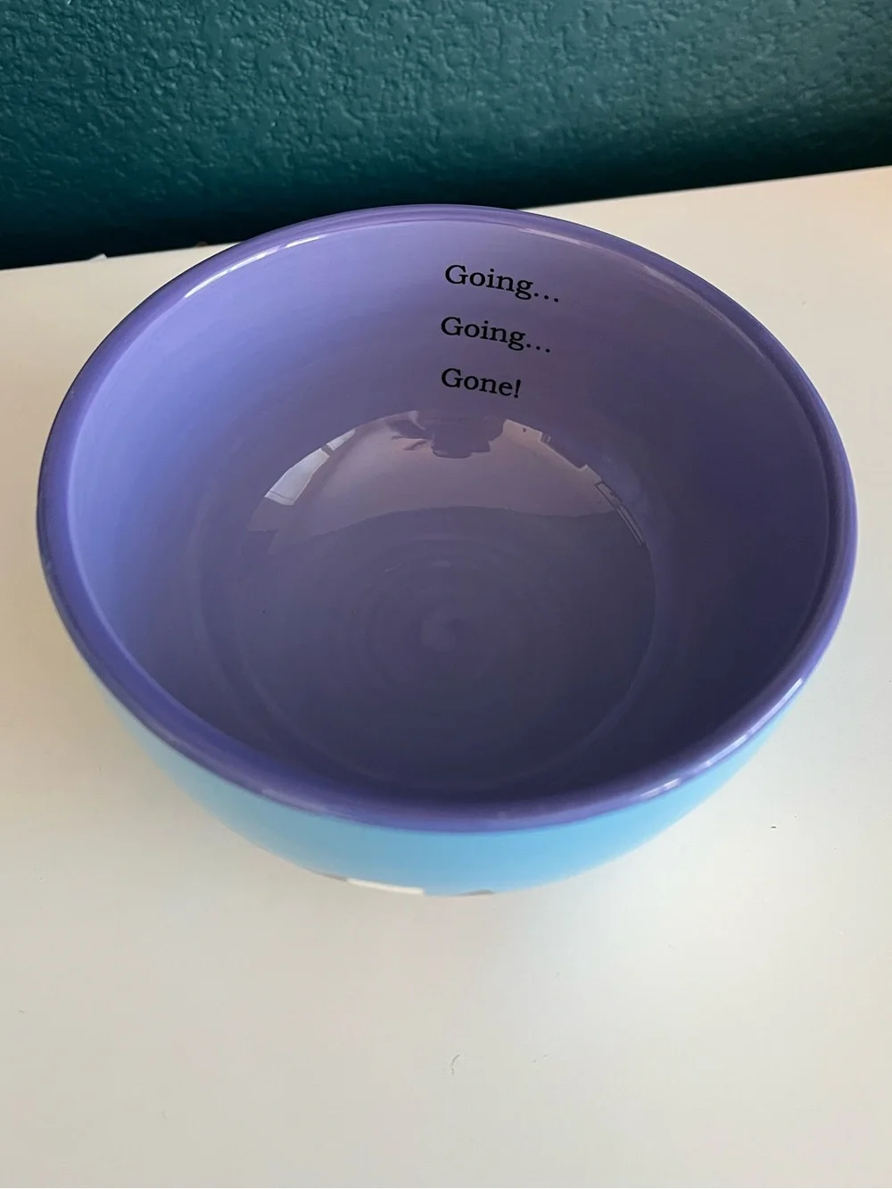 Ben & Jerry’s Ceramic Ice Cream Bowl Cow Print Moo-oo-re! 2012